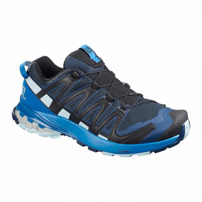 Salomon XA PRO 3D V8 Zapatillas Trail Running Hombre - Azul Real - Colombia (34251-PNJZ)